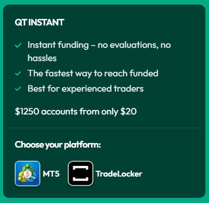QT Funded Challenge - QT Instant